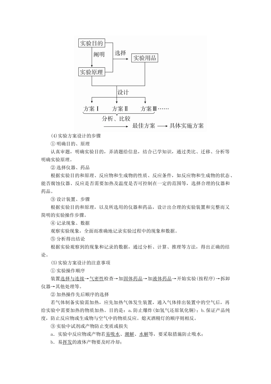 高考化学一轮复习 专题二十五 实验方案的设计与评价 考点二 探究组成、性质的实验方案的设计与评价教学案-人教版高三全册化学教学案_第2页