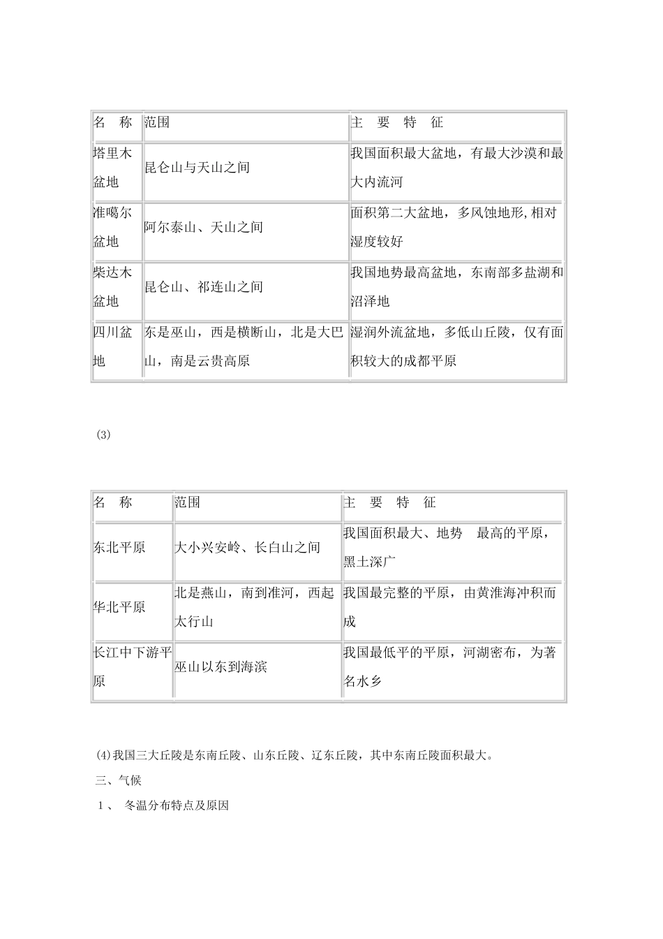 高考地理教学素材 知识点系统总结17_第3页
