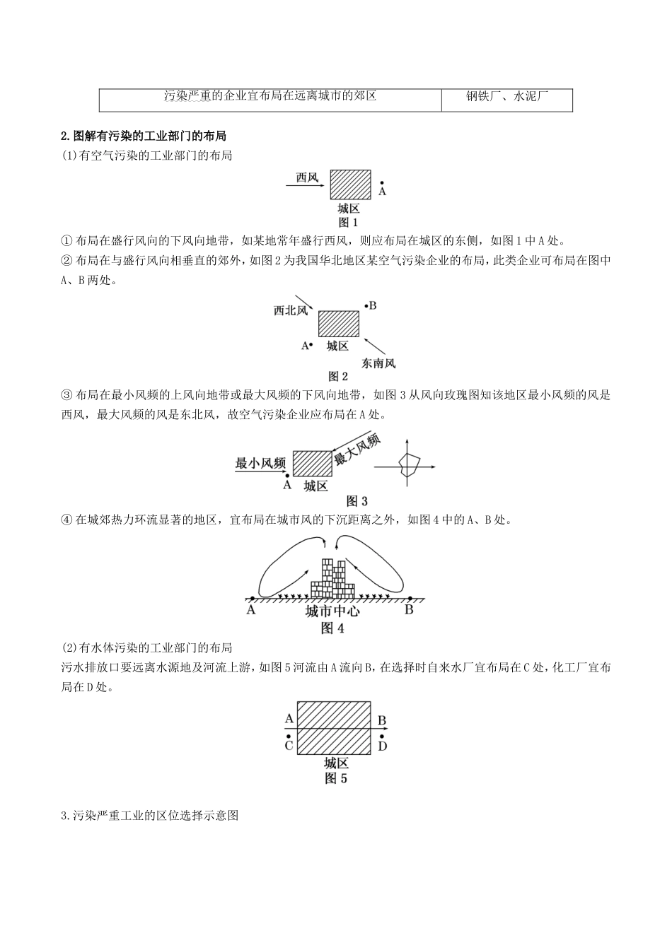 高考地理总复习 区域地理 第四章 区域农工业业及其可持续发展 微专题——工业区位的影响因素学案 新人教版必修3-新人教版高三必修3地理学案_第3页