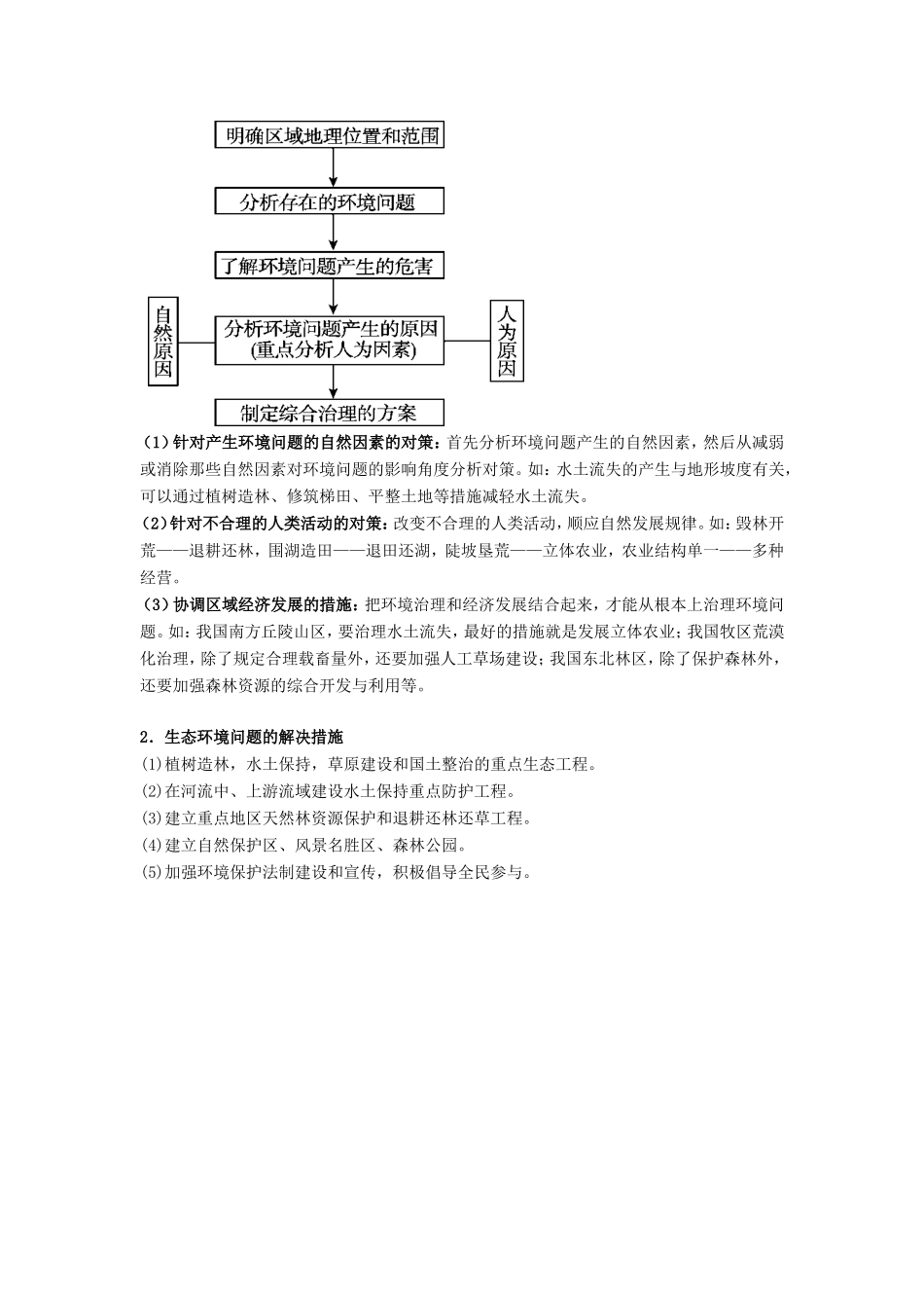 高考地理总复习 区域地理 第五章 区域生态环境建设 第一节 生态问题概述学案 新人教版必修3-新人教版高三必修3地理学案_第2页