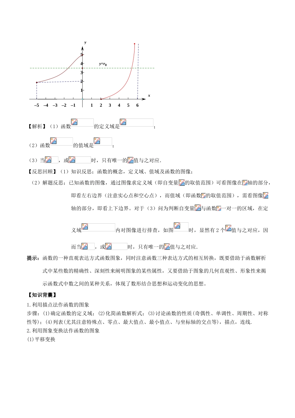 高考数学《从课本到高考》之集合与函数 专题05 函数的图像学案-人教版高三全册数学学案_第2页