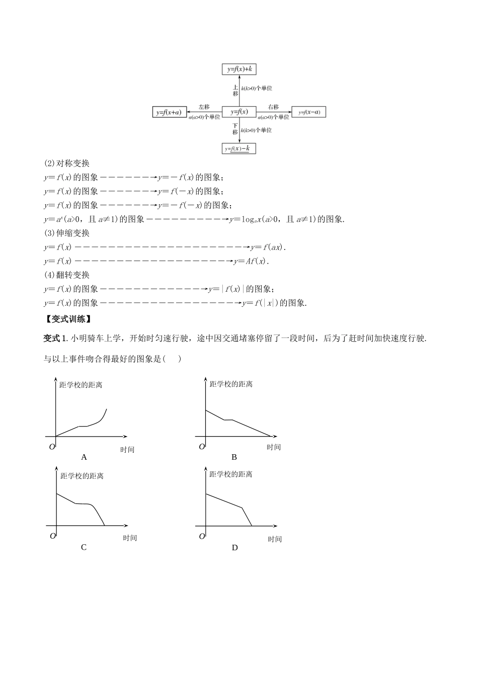 高考数学《从课本到高考》之集合与函数 专题05 函数的图像学案-人教版高三全册数学学案_第3页