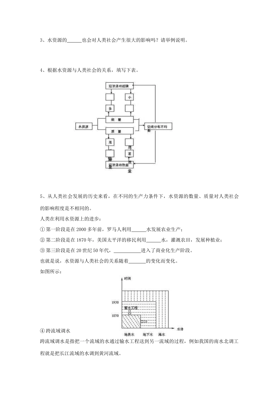 高考地理复习 第三章 第3节 水资源的合理利用学案学案3 新人教版必修1_第3页