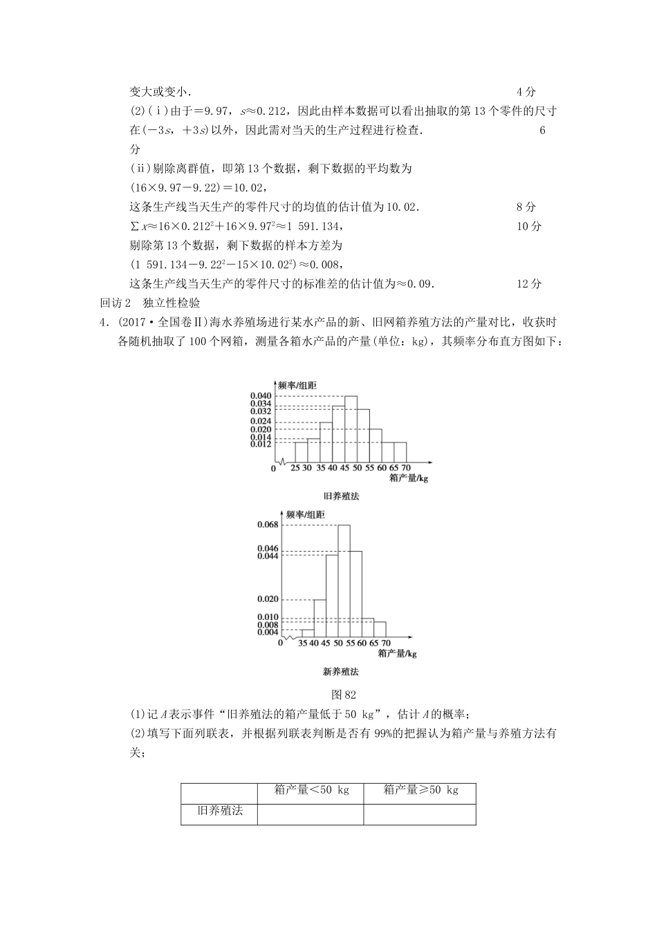 高考数学二轮复习 第1部分 重点强化专题 专题3 概率与统计 突破点8 独立性检验与回归分析学案 文-人教版高三全册数学学案_第3页
