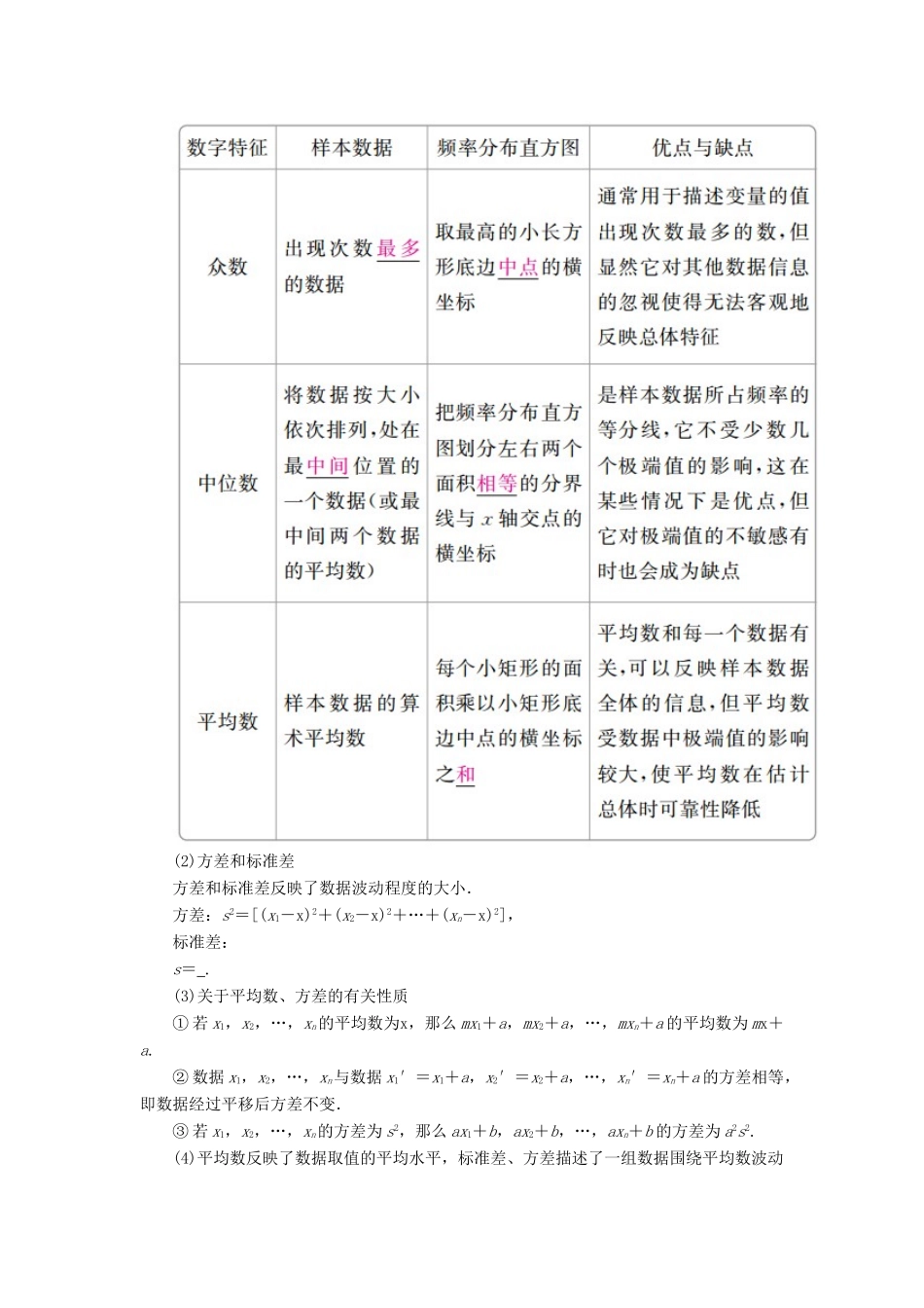 高考数学一轮复习 第9章 统计与统计案例 9.2 用样本估计总体学案 理-人教版高三全册数学学案_第2页