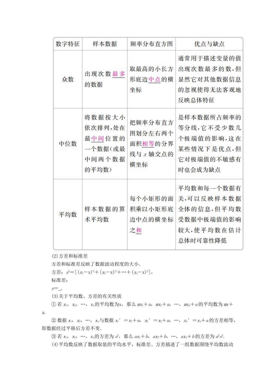 高考数学一轮复习 第9章 统计与统计案例 9.2 用样本估计总体学案 文-人教版高三全册数学学案_第2页