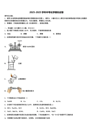 广东省汕尾陆丰市中考化学模试卷含解析