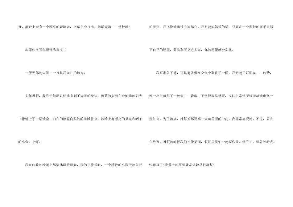 心愿五年级优秀_第3页
