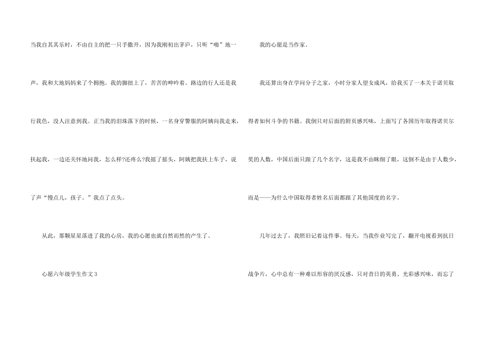 心愿六年级学生_第3页