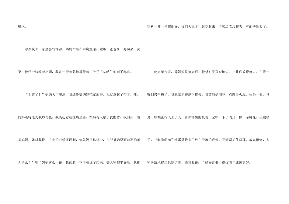 快乐的春节四年级7篇_第3页