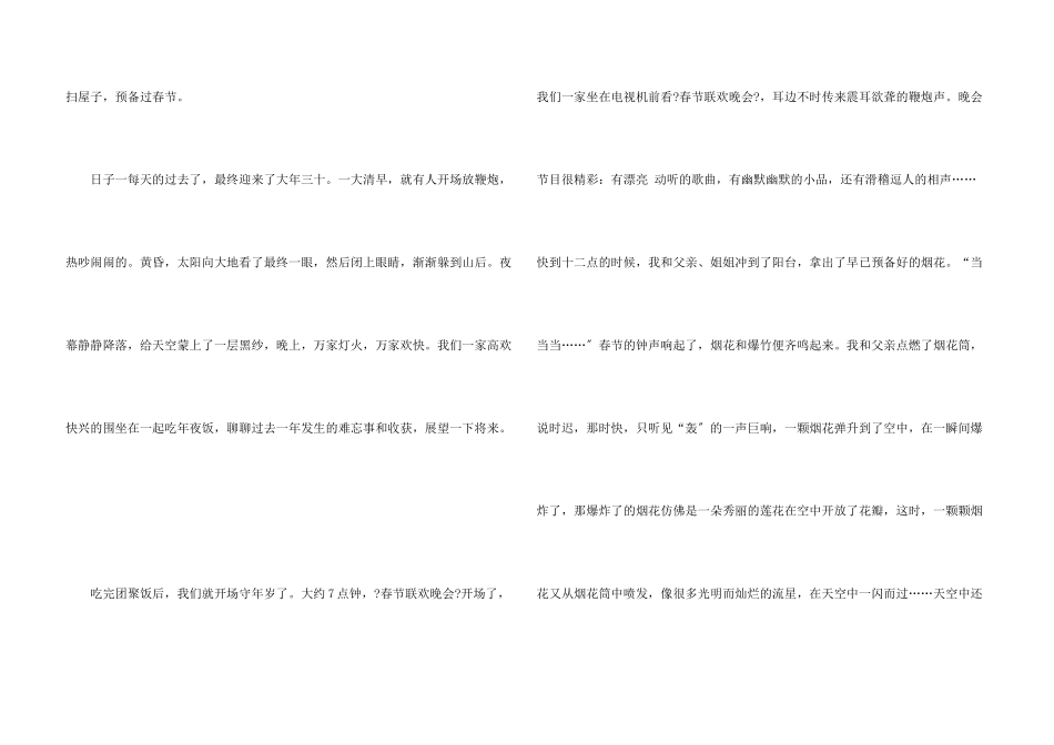 快乐的春节初中_第3页