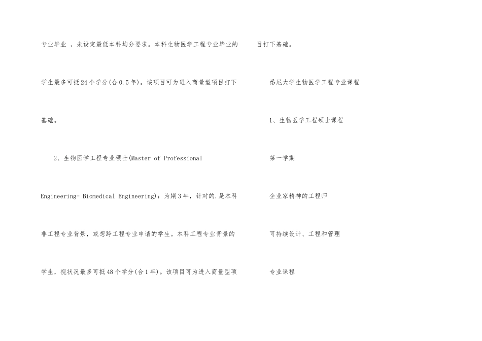 悉尼大学生物医学工程专业硕士介绍2025_第2页