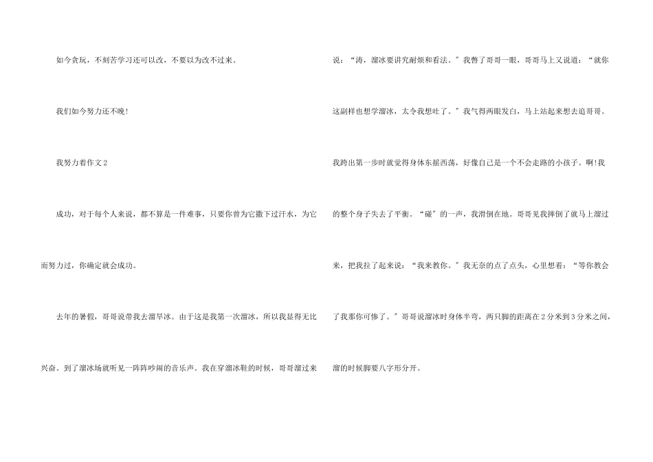 我努力着九年级600字_第3页
