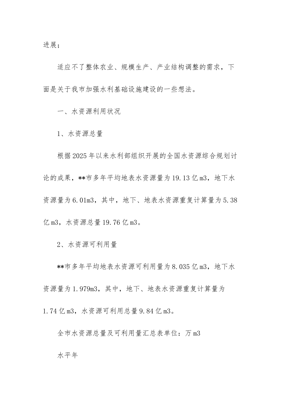 我国基础设施建设现状-加强我市水利基础设施建设的思路和对策_第2页