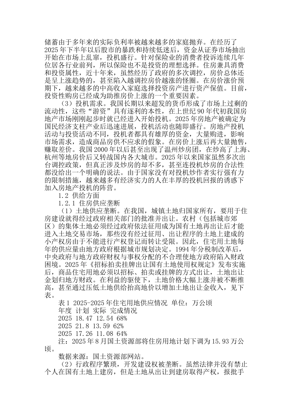 我国房价问题的供求分析_第2页