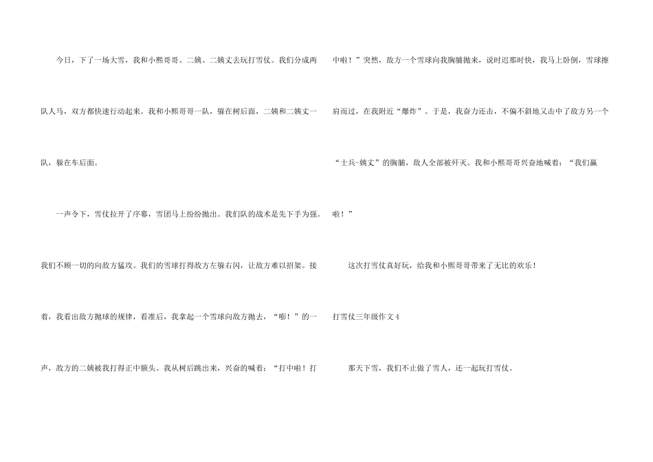 打雪仗三年级_第3页
