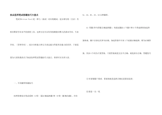 执业医师笔试答题技巧大盘点