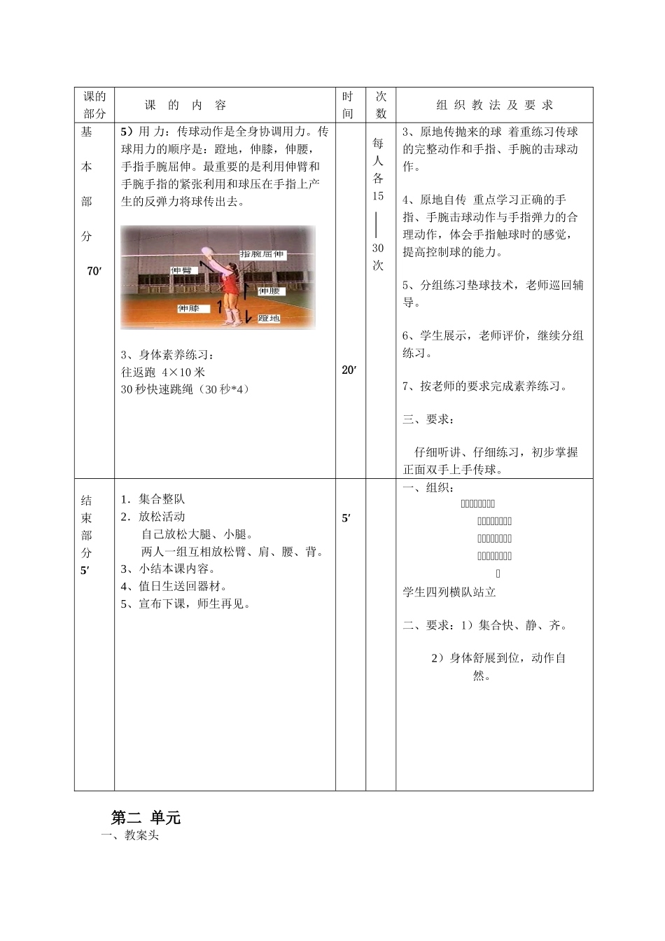 排球单元教案1_第3页