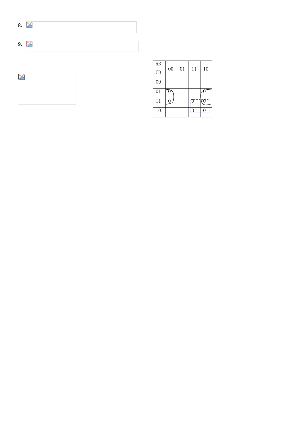 数字电路逻辑设计--逻辑函数及其化简练习题_第3页