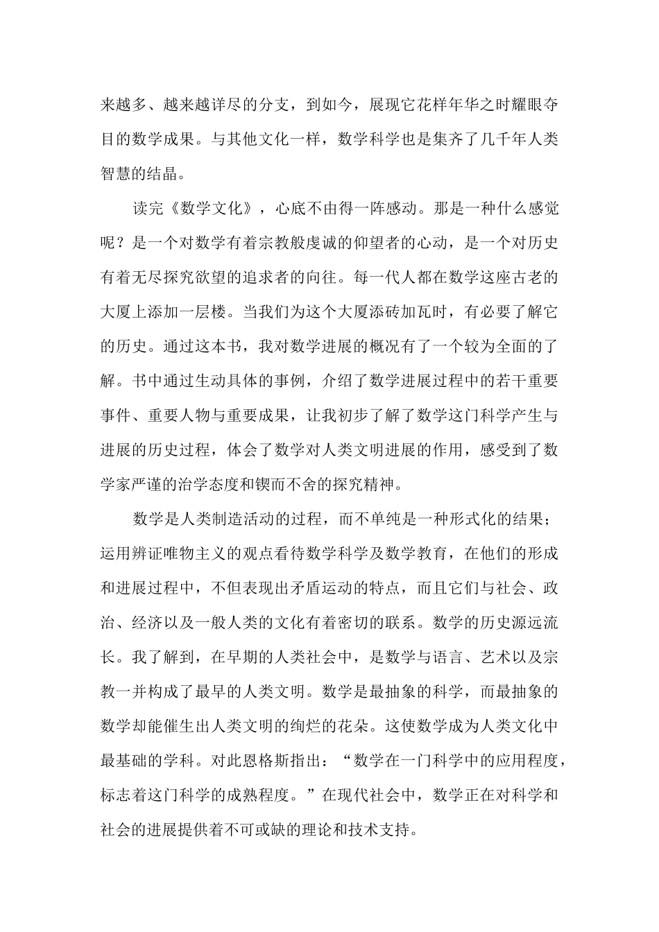 数学文化读后感_第3页