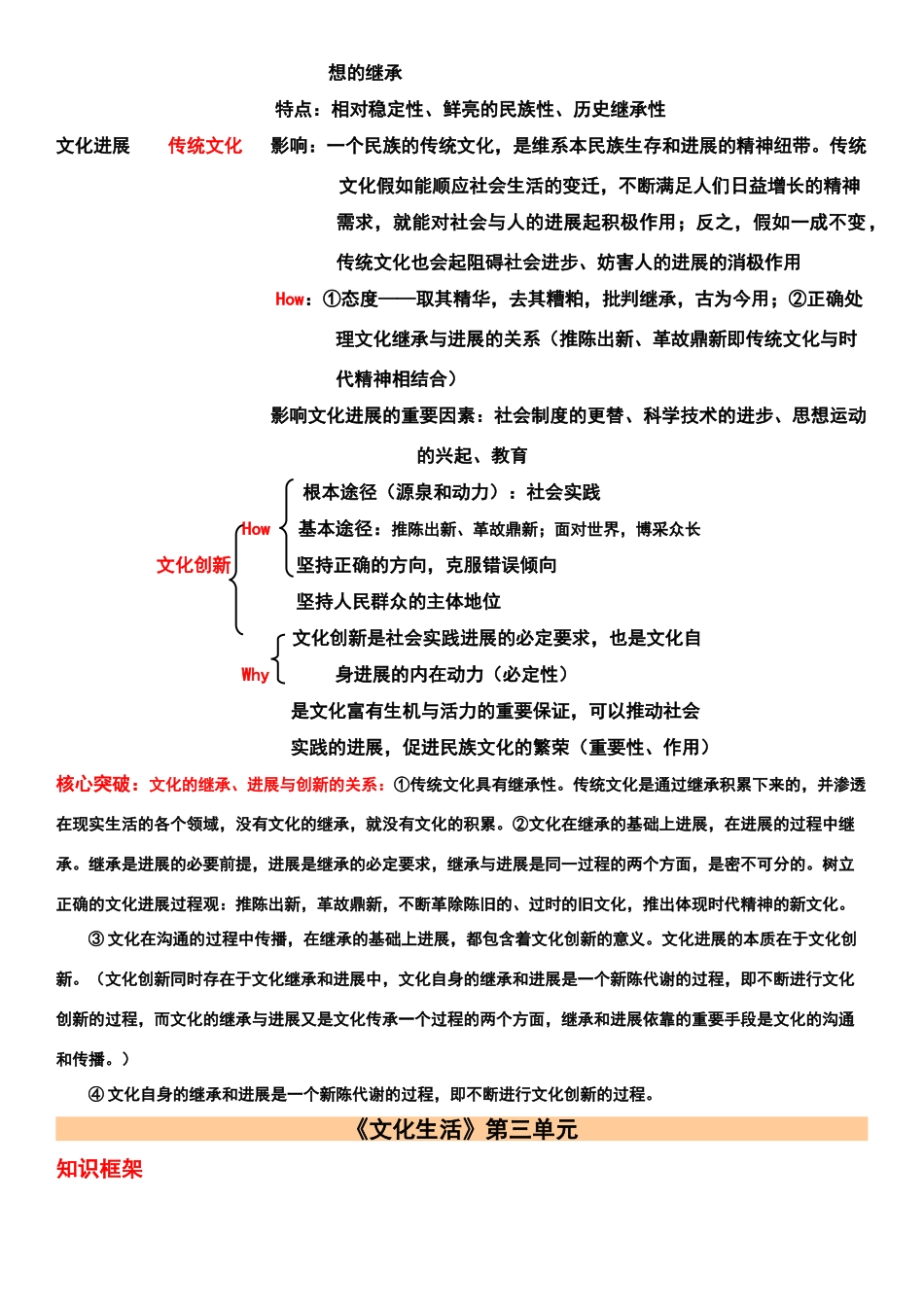 文化生活各单元知识框架_第3页