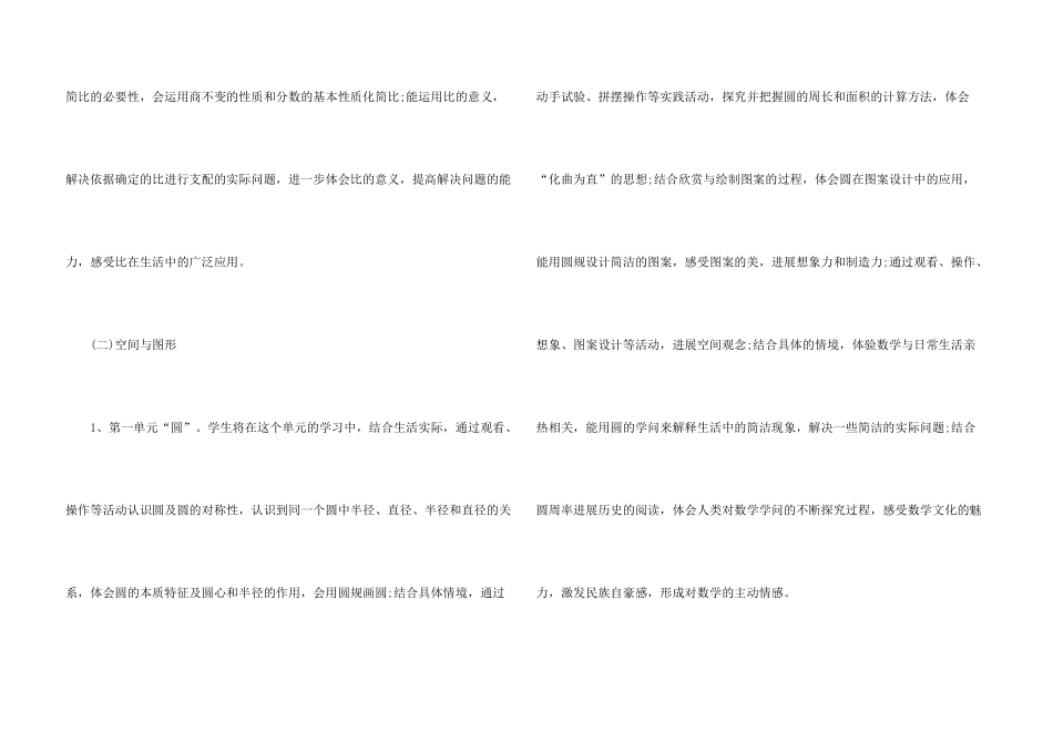 有关六年级数学教学计划合集五篇_第3页