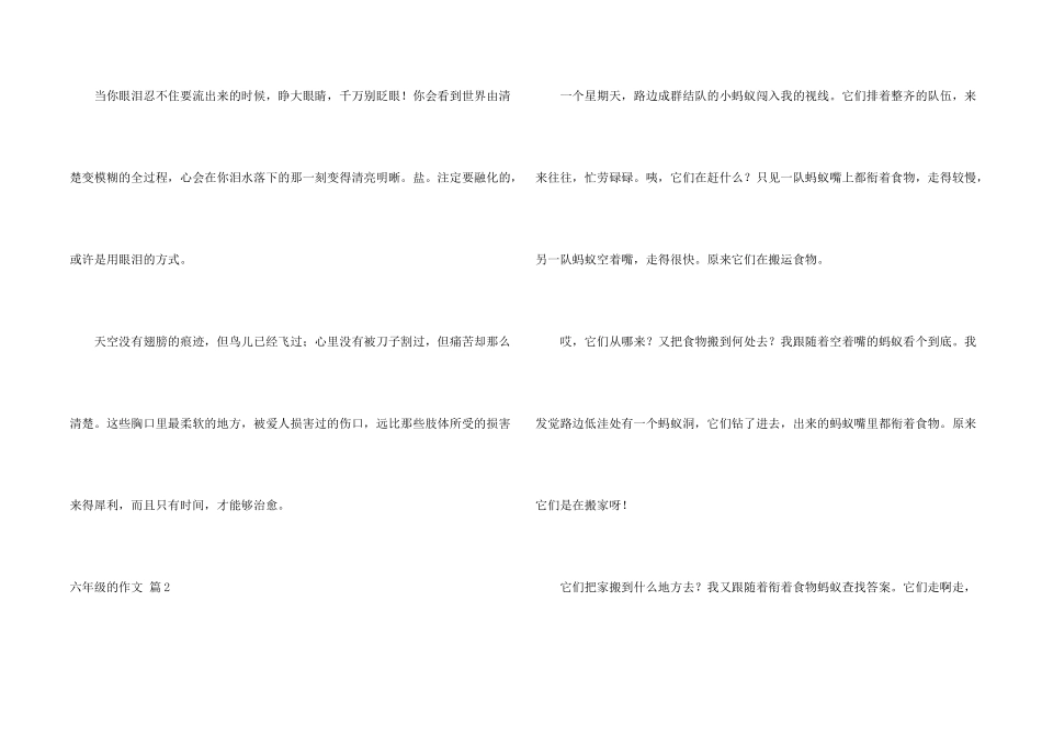 有关六年级的九篇_第2页