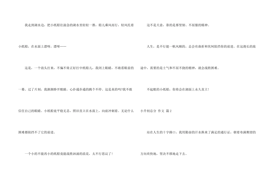 有关小升初满分集锦六篇_第2页