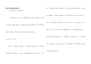 有关小升初满分合集5篇