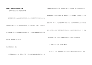 有关幼儿园教学园总结汇编六篇