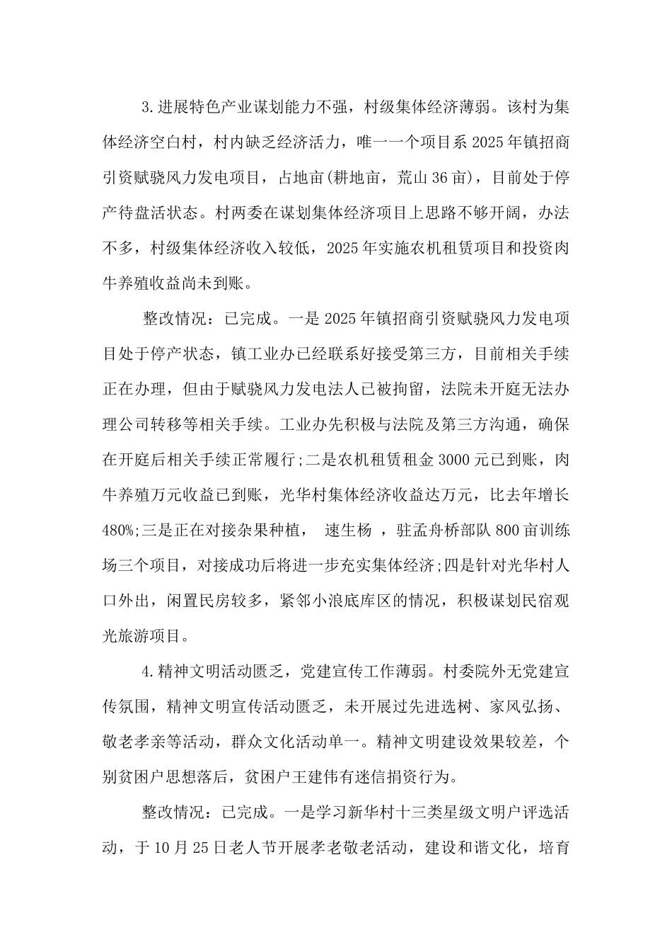 村级巡察存在的问题_第3页