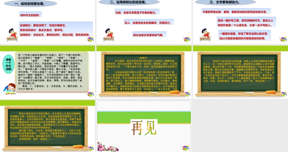 2025六年级小升初语文作文全辅导（27讲）-话题作文的写作技法 3课件