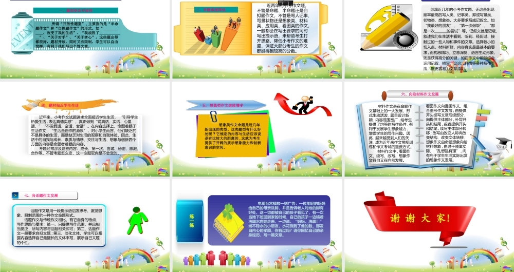 2025六年级小升初语文作文全辅导（27讲）-小考作文命题趋势课件