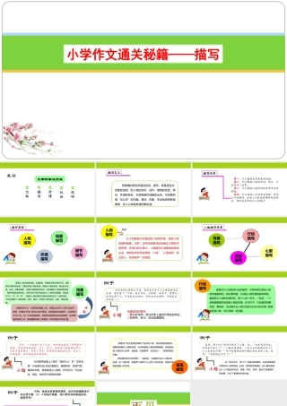 小学作文通关秘籍（35讲）-描写1 课件