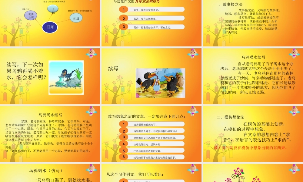 小学作文通关秘籍（35讲）-想象作文2 课件