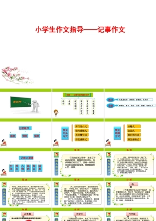 小学作文通关秘籍（35讲）-记事作文（4 ）课件