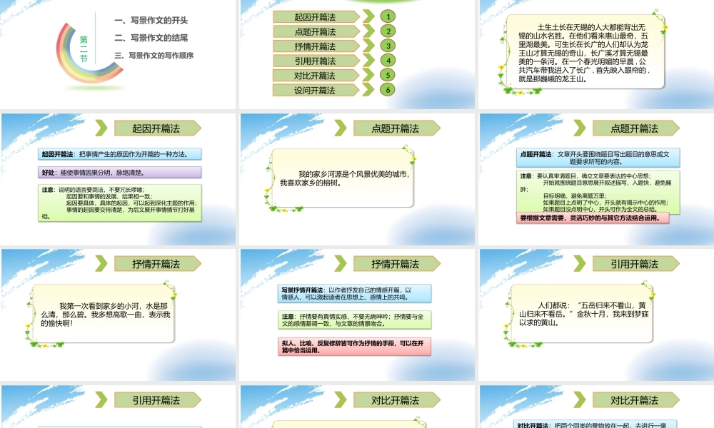 小学作文通关秘籍（35讲）-写景作文2 课件