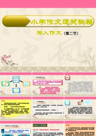 小学作文通关秘籍（35讲）-写人作文 第二节 课件