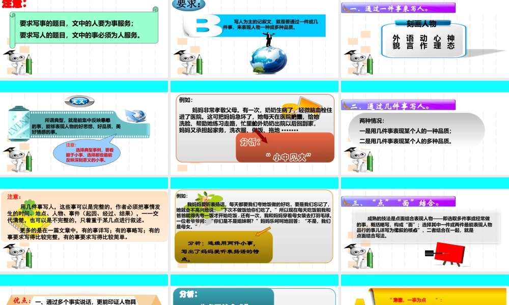 小学作文通关秘籍（35讲）-写人作文第三节 课件