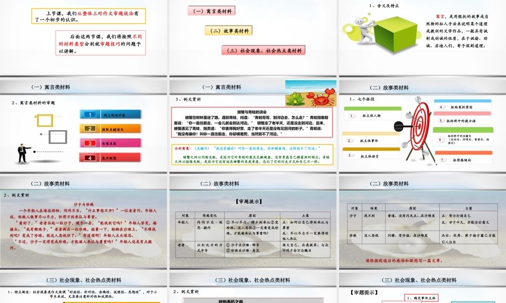 小学语文考场作文秘籍（29讲）-审题2 课件