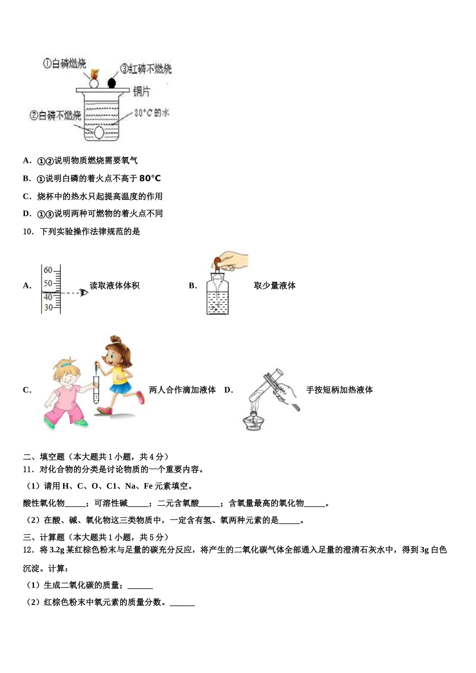 泰州市海陵区重点中学十校联考最后化学试题含解析_第3页