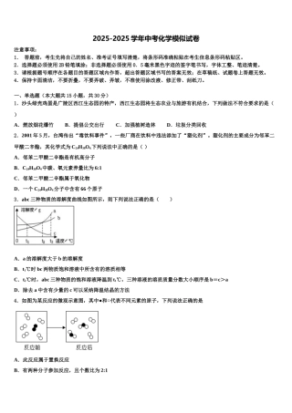 泰州市靖江外国语学校中考二模化学试题含解析