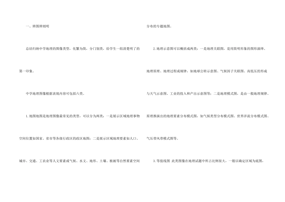 浅谈地理图像的学习程序的内容_第2页