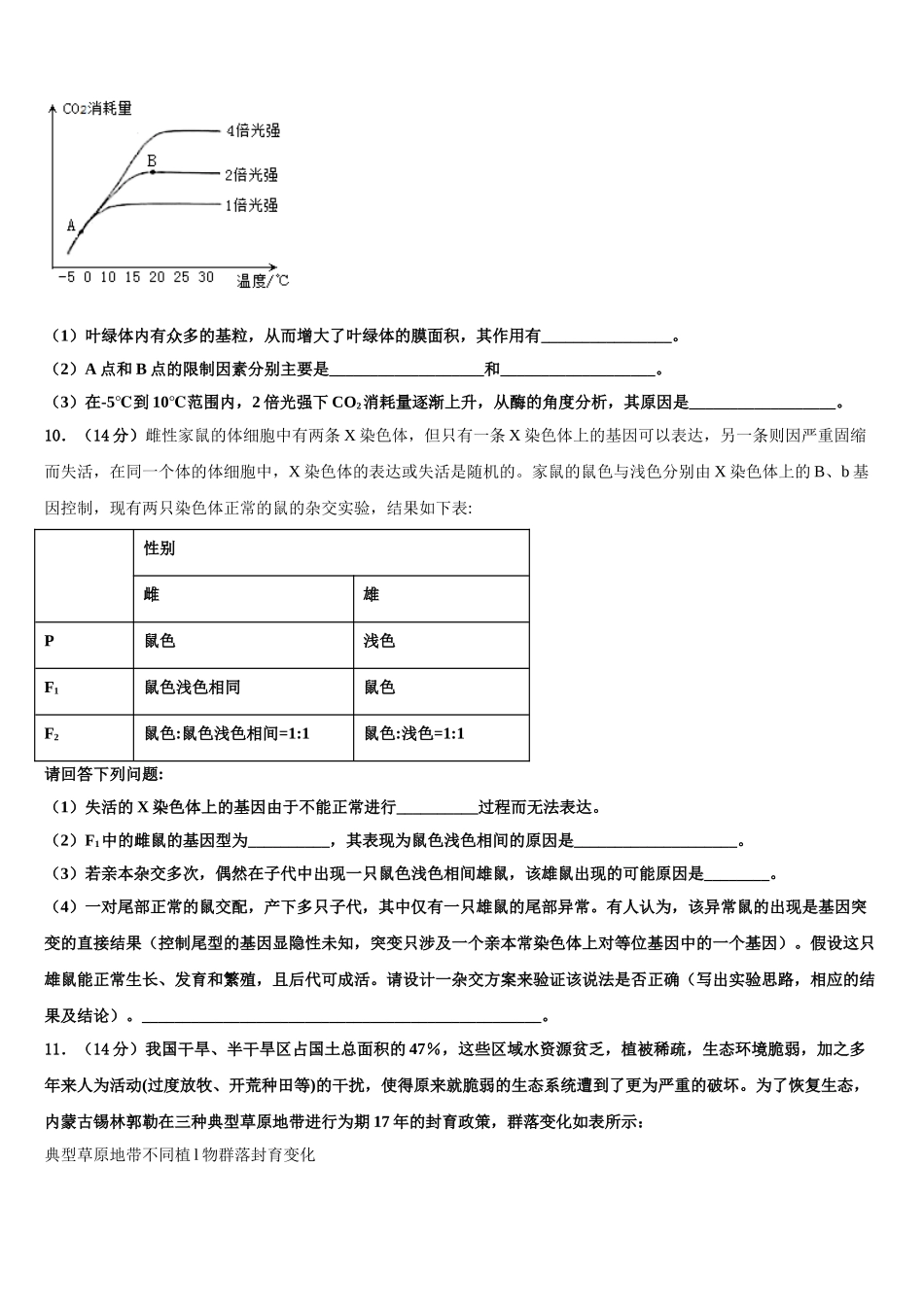 海南省乐东思源高中高考生物必刷试卷含解析_第3页
