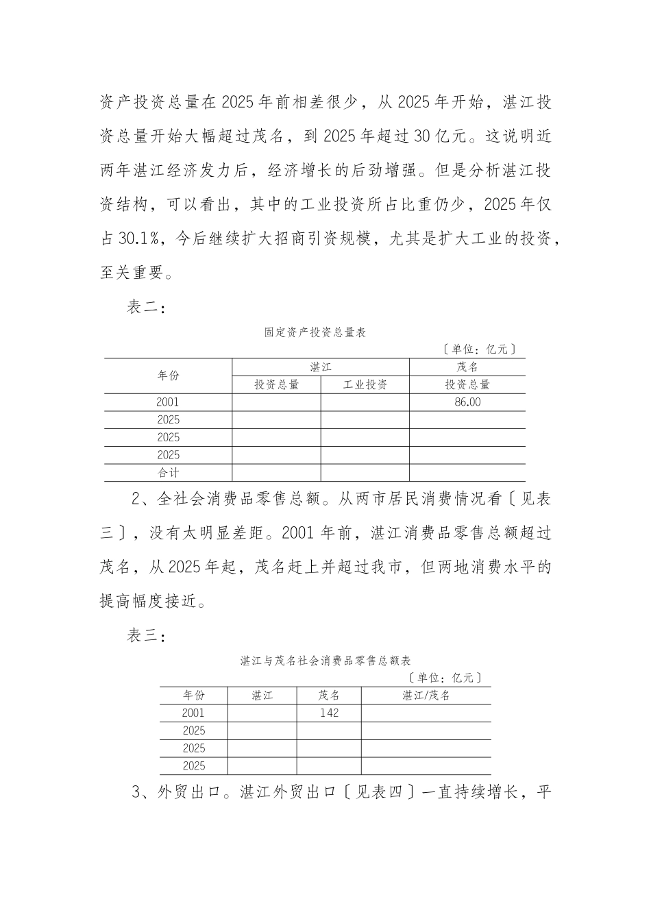 湛江与茂名经济发展比较分析_第3页