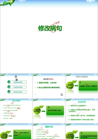 2025六年级小升初语文知识点专项复习 _基础知识_修改病句课件(一)