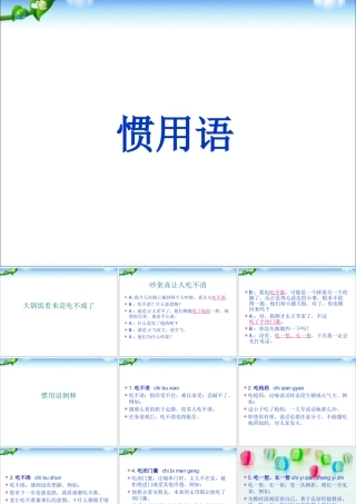 2025六年级小升初语文知识点专项复习_基础知识_惯用语课件
