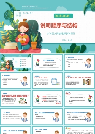 人教部编版小学六年级小升初语文专题复习-【阅读】说明文阅读之说明顺序与结构-课件