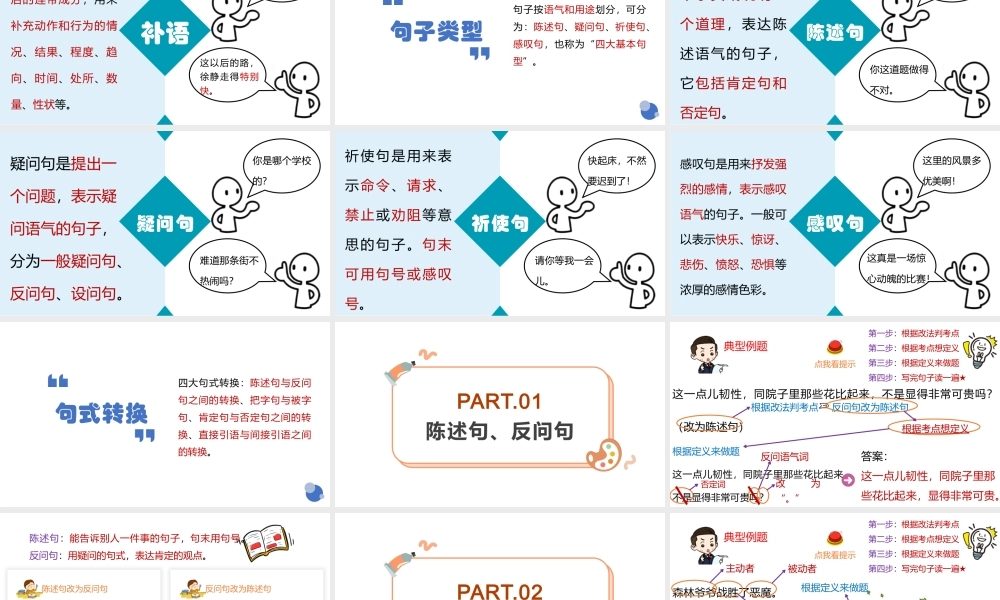 人教部编版小学六年级小升初语文专题复习-版六年级小升初语文专项复习-专(2)