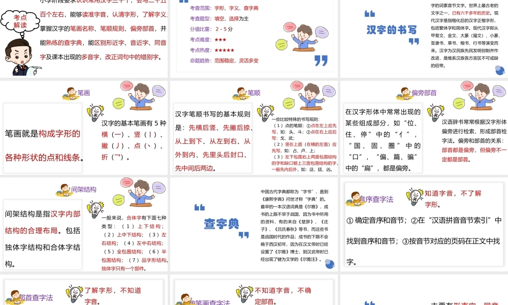 人教部编版小学六年级小升初语文专题复习-版六年级小升初语文专项复习-专